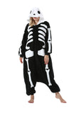 Skeleton Onesie Cosplay Halloween Costume Christmas Pajamas Unisex Adult Jumpsuit Animal Large