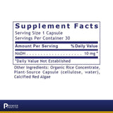 Premier Research Labs NADH - Supports Alertness, Energy & Athletic Performance - Memory Support Dietary Supplements - for Brain Health - Pure Vegan - 30 Plant-Source Capsules