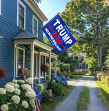 ERT Donald Trump 2024 Flag Double Sided 3 Ply 3X5 Foot No More Bullshit Keep America Great Flag President Flags with Brass Grommets MAGA