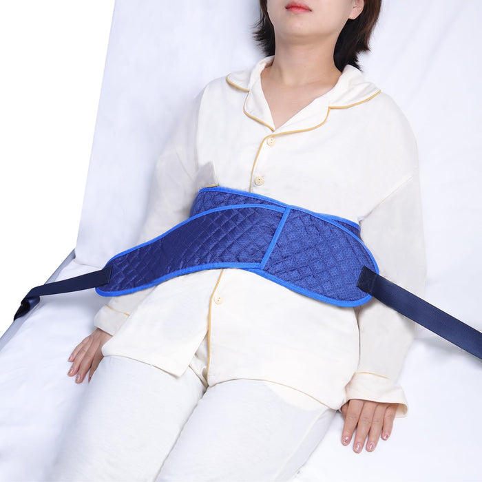 ENLUNTRA Medical Bed Restraint Strap for Elderly，Anti-Fall Waist Belt for Elderly，Adjustable Wheelchair Seat Safety Belt,Medical Bed Safety Assist