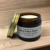 Prairie Fire Candles Beef Tallow Balm - 2 oz - Organic Grass Fed - Moisturizing Skin Care Tea Tree