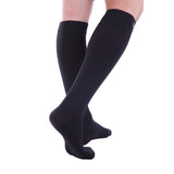 Doc Miller Compression Socks, 20-30 mmHg Medical Grade Closed Toe Socks for Running, Circulation, Shin Splints, Varicose Veins, & Calf Recovery - Knee High Support for Men & Women - Medium Size, Black