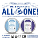 Dr. Bronner's - Organic Magic Balm (Arnica-Menthol, 2 Ounce) - Made with Organic Beeswax and Organic Hemp Oil, Relieves and Relaxes Sore Muscles and Achy Joints, Moisturizes and Soothes Dry Skin