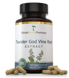 Florida Herbal Pharmacy, Thunder God Vine Root Extract Capsules 10:1 (120 Capsules) 500 mg per Capsule, 1000 mg Serving