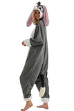 DELEY Unisex Adult Greater Bilby Onesie, Animal Cosplay Pajamas,One Piece Halloween Costume Jumpsuit for Women and Men Homewear