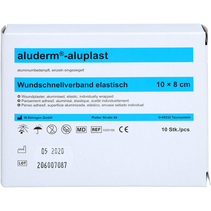 Aluderm Aluplast Wundverb.Pfl.8 Cmx1 m Elast.