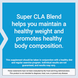 Life Extension Super CLA Blend with Sesame Lignans, conjugated linoleic acid, sesame seed extract, weight management, body composition, gluten free, non-GMO, 120 softgels