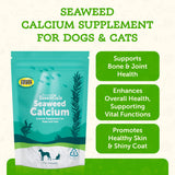 Animal Essentials Seaweed Calcium - Supplement for Dogs and Cats, High Digestibility, Pure Clean Icelandic Seaweed Calcium, Free of Lead and Hormones, Lab Tested, Magnesium - 12 Oz (Pack of 1)