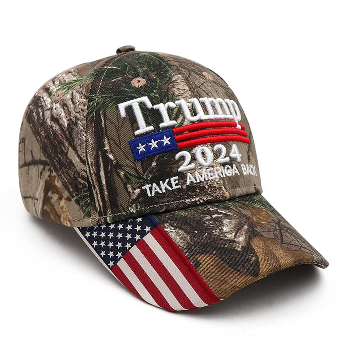 Rivanoer MAGA Hat Trump Hat Trump Merchandise Make America Great Again hat Trump 2024 Embroidered Adjustable Baseball Cap