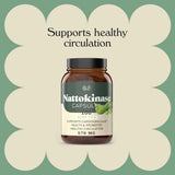 Complete Natural Products Nattokinase Capsules - 100 Count 570Mg 6000Fu'S, Support Healthy Circulation, Natto Enzymes, Gluten Free, Pure Soy Enzyme, Vegan, Non-GMO