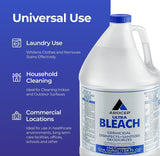 (6 Pack) ANF Brands Liquid Germicidal Bleach, for Disinfecting, Sanitizing, Deodorizing, Mold & Mildew Stain Remover - 1 Gallon Jugs