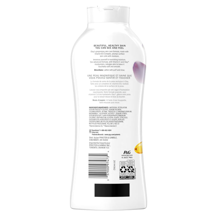 Olay Age Defying Body Wash with Vitamin E & B3 Complex, 22 Fl Oz (Pack of 4)