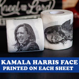 Pesky Patriot Kamala Harris Toilet Roll | Vice President Harris Funny Political Satire Gag Gift For Democrats and Republicans | 2-Pack of TP