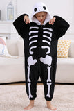 DELEY Unisex One Piece Animal Adult Skeleton Onesie, Animal Pajamas Halloween Cosplay Costume for Women and Mens Sleepwear