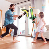 MLKGZ Pickaxe and Sword Toys,Game Transforming Kids Role-Play Accessory,Halloween,Christmas,Party Gifts for Video Game Fans