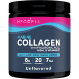 NeoCell Marine Collagen with Beauty Blend; for Skin Hydration; Healthy Hair, Nails and Joint Support; Keto Certified, Gluten Free; Unflavored Powder, 7 Ounces, 20 Servings*