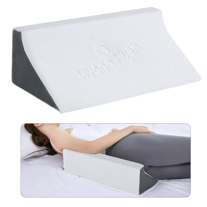 Touchutopia Wedge Pillow for Sleeping, Side Sleeper Body Back Positioners for Back Pain, Preventing Bedsores, After Surgery, Pregnancy Support, Ankle Support, Bed Wedge Pillow for Side Sleepers, White