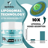 Liposomal Bovine Colostrum Supplement 2500mg - Grass Fed Colostrum Powder for Immune, Gut, Muscle, Hair, Skin & Wellness - Ultra Bioavailable, 100% Pure, Natural IgG, Easy to Mix (60 Servings)