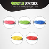 Cactus Scratcher Original Back Scratcher with 2 Sides Featuring Aggressive and Soft Spikes, Great for The Mobility Impaired and Hard-to-Reach Places, Makes an Awesome After-Surgery Gift - Blue