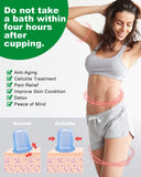 Silicone Cupping Therapy Sets, Anti Cellulite Cup Massager - Vacuum Suction Cup for Cellulite Treatment - Amazing Cellulite Remover