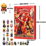 2024 Halloween Christmas Scary Doll Advent Calendar Kids -24 pcs Halloween Countdown Calendar, Pre-Christmas Doll Nightmare Advent Calendar Gift (Halloween Style)