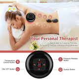 MOCHI MCFD Electric Cupping Therapy Set, Smart Dynamic Cupping Machine Cellulite Massager 3 in 1 Massage Vacuum Therapy Machine Scrapping Cupping Tool with 12 Levels Temperature & Suction