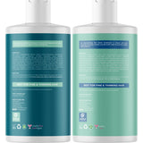 Volumizing Biotin Shampoo and Conditioner Set - Sulfate Free Shampoo and Conditioner for Dry Damaged Hair Care - Thinning Hair Shampoo and Conditioner with Nourishing Biotin and Argan Oil (Mint)