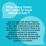 NitWits All-in-One Head Lice Treatment Spray, Kills Nits & Eggs, Includes Lice Spray 120ml & Nit Comb