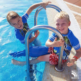 BLOCCS 100% Waterproof Cast Cover for Kids Leg- Swim on Vacation, Shower & Bathe. Durable Child Leg Cast Protector for Shower or Swimming - #CL78-M - Child Leg - (Medium)