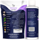 Lavender Foot Soak & Callus Remover Gel Kit - Extra Strength Callus Remover Gel for Feet, Remove Calluses with Epsom Salts, Dry Cracked Heels & Foot Odor, at Home Pedicure - Foot Care for Tired Feet