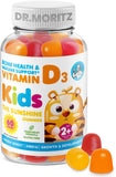 Vitamin D3 Gummies for Kids & Adults 2000 IU - High-Absorption Natural Vitamin D Kids Gummies Supplements 1000IU - Vegetarian Gelatin-Free Immune Support D3 Gummies for Adults & Children (60 Count)