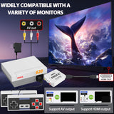 ANGFA Retro Game Console Built-in 620 Games, HDMI and AV Output 8-Bit Classic Gaming Console with 2 Retro Controller for Christmas Birthday