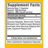 SpeedyVite® Turkey Rhubarb Formula | Supports Bowel Function* | Colon Detox and Cleanse Formula | Contains Cascara Sagrada, Senna, Psyllium, Aloe Vera, Slippery Elm and More (1x 120 Veg Caps)