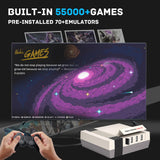 Kinhank Super Console Cube X3 Retro Game Consoles Built-in 55000+ Games, Android 9.0/Emuelec 4.6/CoreE System, S905X3 Chip, 8K UHD Output,2.4G/5G, Emulator Console Compatible with Most Emulators