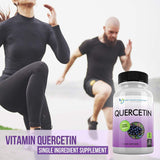 DOCTOR RECOMMENDED SUPPLEMENTS Quercetin 1000mg Per Serving - 120 Veggie Capsules, Vitamin Supplement, 60 Day Supply, (Vegan and Non-GMO)