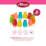 Albanese World's Best Lower Sugar, Gluten Free Gummi Bears, 1.76oz Bag (Pack of 12), Individually Wrapped Candy, Back to School Lunchbox Treat