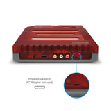 Hyperkin RetroN 3 HD 3-in-1 Retro Gaming Console for NES, Super Famicom, and Genesis/Mega Drive (Jasper Red) - Super NES