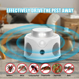 Ultrasonic Pest Repeller Indoor,Rodent Repellent Ultrasonic Plug in,Squirrel Mice/Rat Repellent Attic for House,Electronic Ultrasonic Mouse Repellent Devices,9 LED Strobe Lights 3 Model Switch