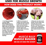 Muscle Bully Muscle Builder for Dogs - Combines Clinically Proven Muscle Building Ingredients That Support Muscle Growth, Size, Definition and Endurance. Ultimate Canine Muscle Building Supplement.