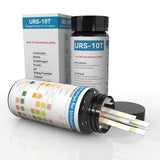 URS 10-in-1 Urine Test Strips 10 Parameters Testing UTI, Urinalysis for Ketosis, pH, Protein, Kidney and Liver Function, 100 CT