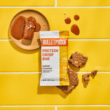 Bulletproof Salted Caramel Protein Crisp Bars, 12pk, High Protein, Low Sugar