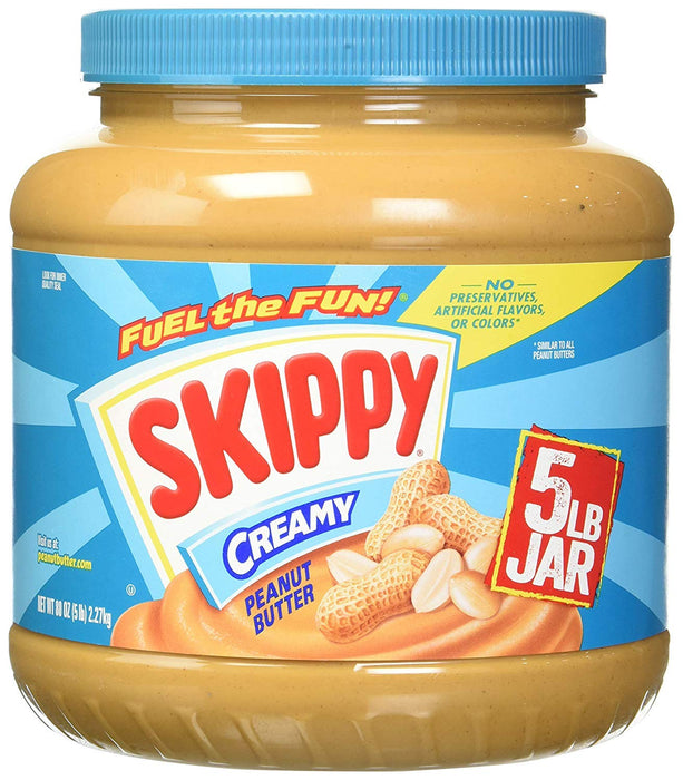 SKIPPY Creamy Peanut Butter, 5 Pound