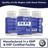 GENEX NR Nicotinamide Riboside 300mg/Serving (60 Capsules) NAD+ Precursor for Healthy Aging - GMP-Certified, Non-GMO, Gluten-Free, Vegetarian (1 Pack)