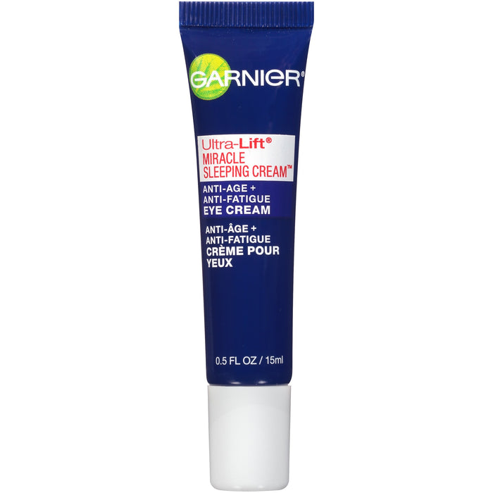 Garnier Ultra-Lift Miracle Sleeping Cream Anti-Age + Anti-Fatigue Eye Cream 0.50 oz