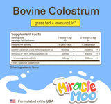 Colostrum Supplement for Gut Health, Hair Growth, and Immune Support - Easy to Mix Grass-Fed Bovine Colostrum Powder - Total Restore Gut Support - Highest IgG Plus ImmunoLin, Unflavored 60 Servings
