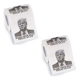 Donald Trump Toilet Paper -"Make Your Butt Great Again" Trump Face Toilet Paper Roll - Funny Trump TP - 2020 Elections Bathroom Novelty Gag Gift for Adults - Toilet Paper with Trump's Face - 2 Rolls