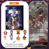 Halloween Advent Calendar 2024,Contains 24 Gifts, Nightmare Before Christmas Advent Calendar, Scary Halloween Doll Collectible Horror Figures Gift for Kids Teen Adults