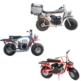 JMCHstore Rear Rack Assembly w/Cargo Net Kit for Coleman CT200U CT200UEX BT200X, Axis M200 196cc Off-Road Mini bike