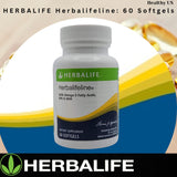 Herbalife Herbalifeline: 60 Softgels with Vitamin E, Marine Lipid Complex, Omega-3 Fatty Acids, EPA and DHA