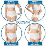Egosan Super Incontinence Adult Pull Up Underwear with New Stretchable Waistband, Maximum Absorbency for Active Men and Women (Large, 14 ct*, 14 Diapers)